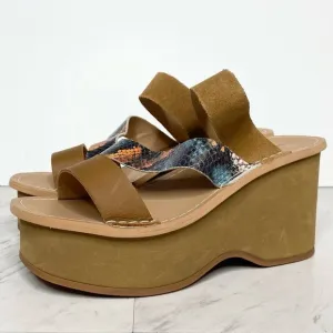 Lucky Brand Mimya Wedge Heel Sandal 6.5 M