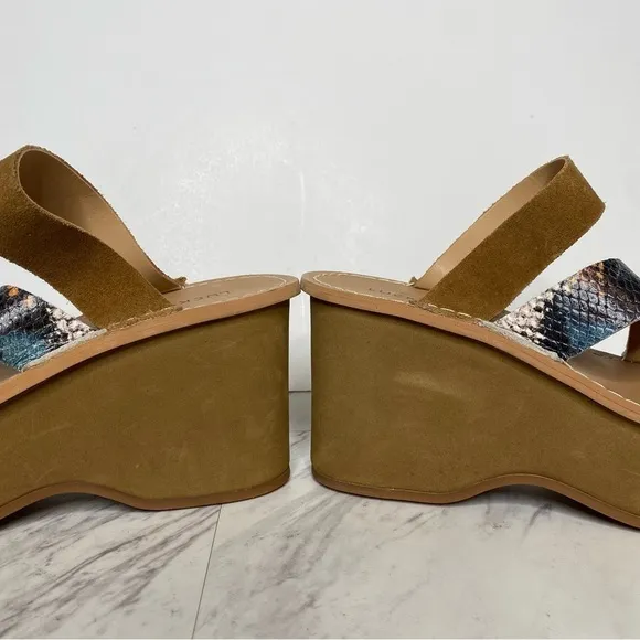 Lucky Brand Mimya Wedge Heel Sandal 6.5 M