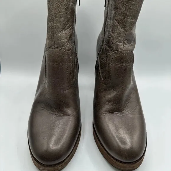 Lucky Brand Womens Quintei Ankle Leather Platform Boots size 10