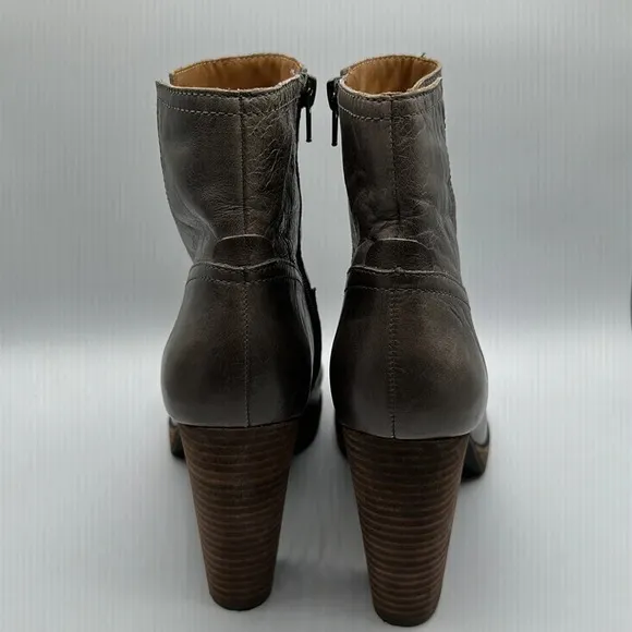 Lucky Brand Womens Quintei Ankle Leather Platform Boots size 10