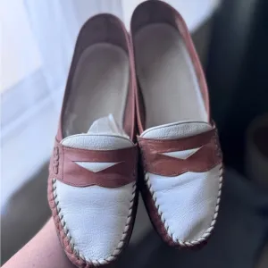 Made in Italy 🇮🇹 Men’s Two-Tone Leather Loafers