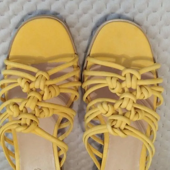 Madewell Dakota Suede Strappy Sandals Slides Sz 9.5 NWOB