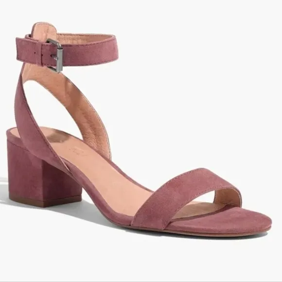 🌸Madewell | Suede Strap Heel Sandals, size 8