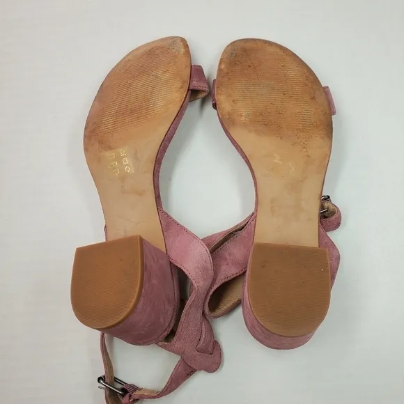 🌸Madewell | Suede Strap Heel Sandals, size 8