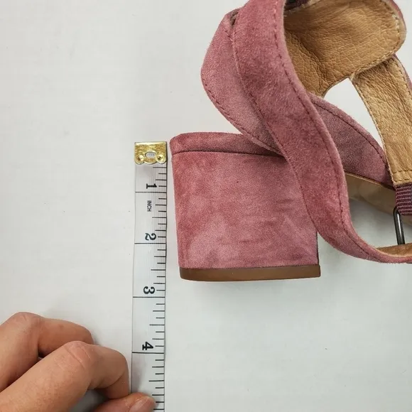 🌸Madewell | Suede Strap Heel Sandals, size 8
