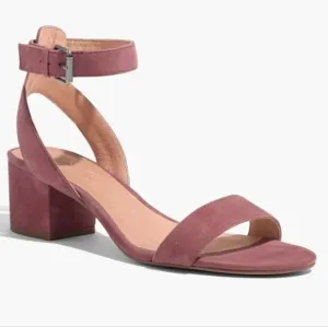 🌸Madewell | Suede Strap Heel Sandals, size 8