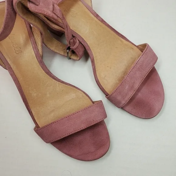 🌸Madewell | Suede Strap Heel Sandals, size 8