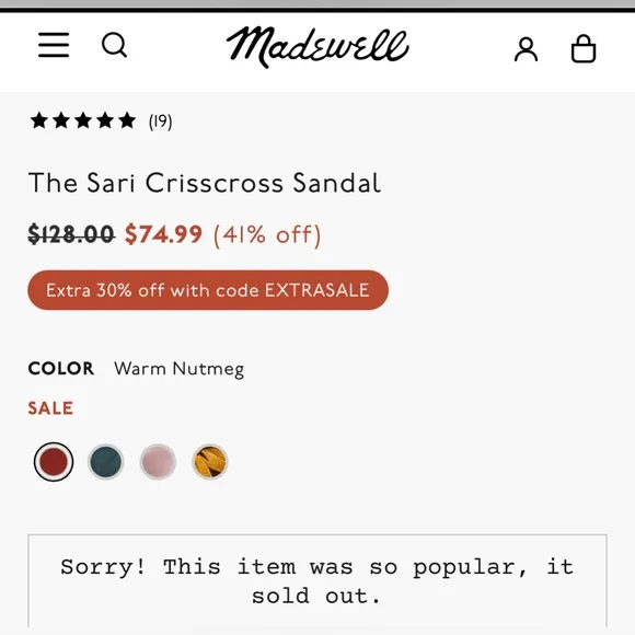 Madewell “The Sari” Block Heel Sandals