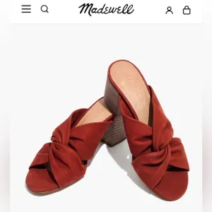 Madewell “The Sari” Block Heel Sandals