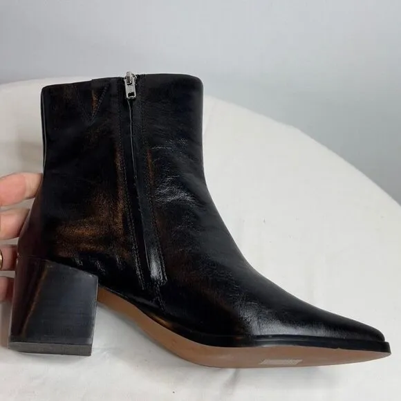 Madewell Womens $198 The Ardin Ankle Boot Black Size 8.5 NR816