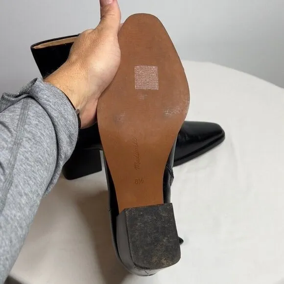 Madewell Womens $198 The Ardin Ankle Boot Black Size 8.5 NR816