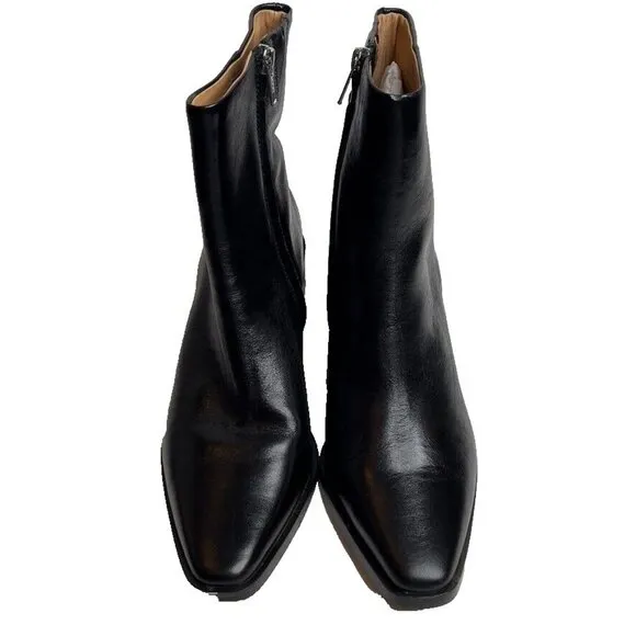 Madewell Womens $198 The Ardin Ankle Boot Black Size 8.5 NR816