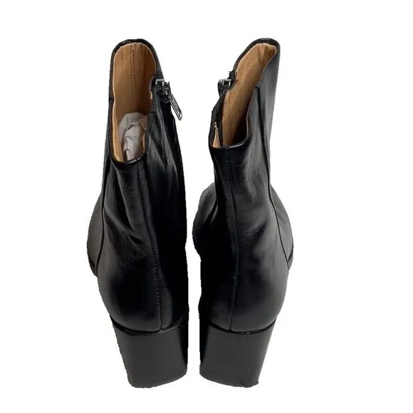 Madewell Womens $198 The Ardin Ankle Boot Black Size 8.5 NR816