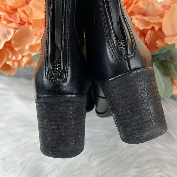 Madewell Ames Leather Ankle Bootie