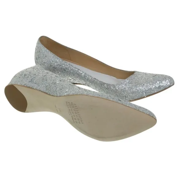✨MAISON MARTIN MARGIELA Silver Flats| Pumps