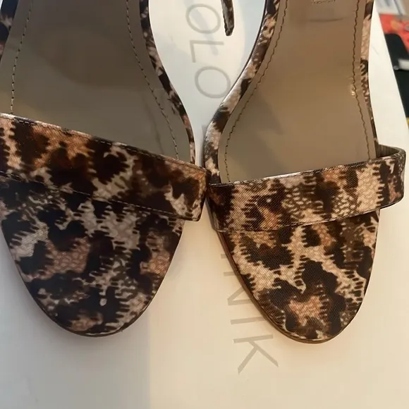 Manolo Blahnik leopard sandals 🔥🔥🔥🔥