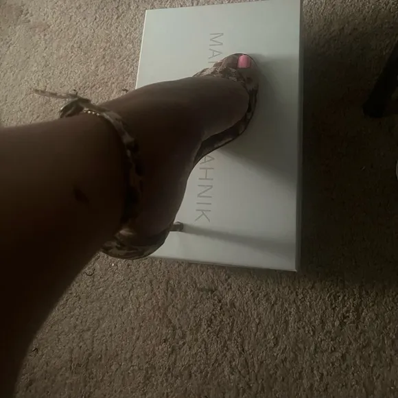 Manolo Blahnik leopard sandals 🔥🔥🔥🔥