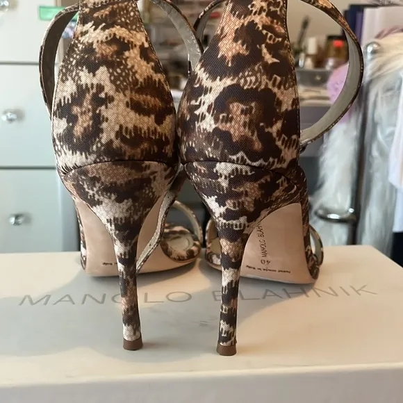 Manolo Blahnik leopard sandals 🔥🔥🔥🔥
