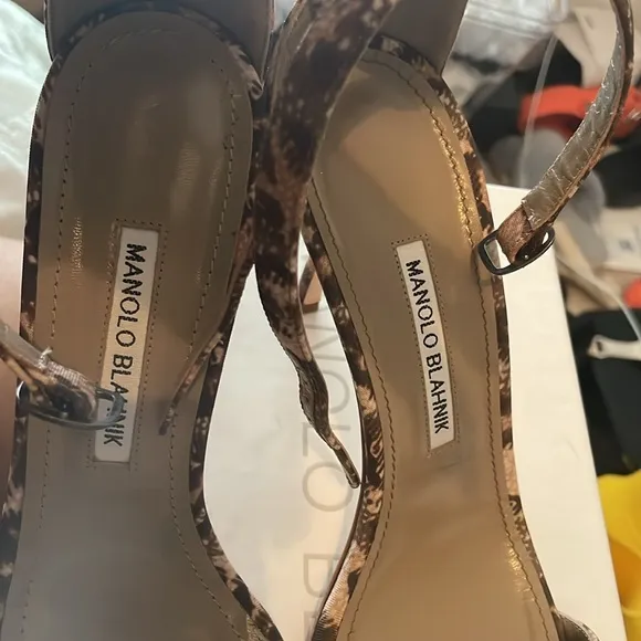 Manolo Blahnik leopard sandals 🔥🔥🔥🔥