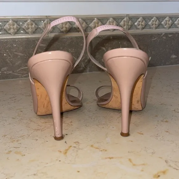 Manolo Blahnik nude heels