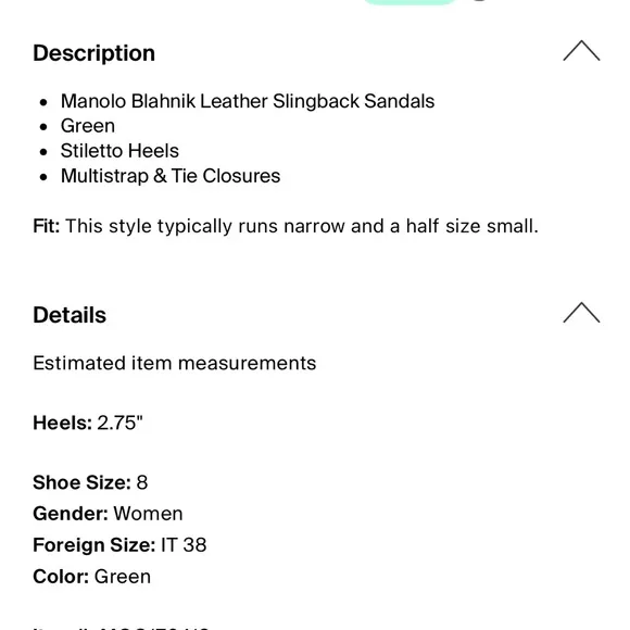 Manolo Blahnik Slingback Sandals (Vintage)