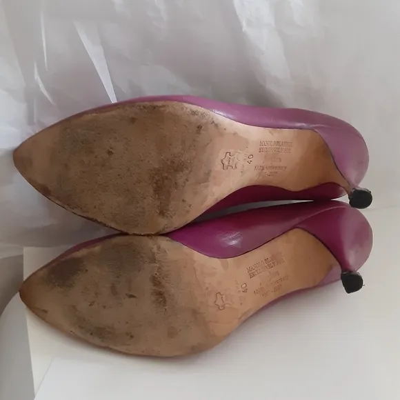 Manolo Blahnik womens heels limited edition sz 40