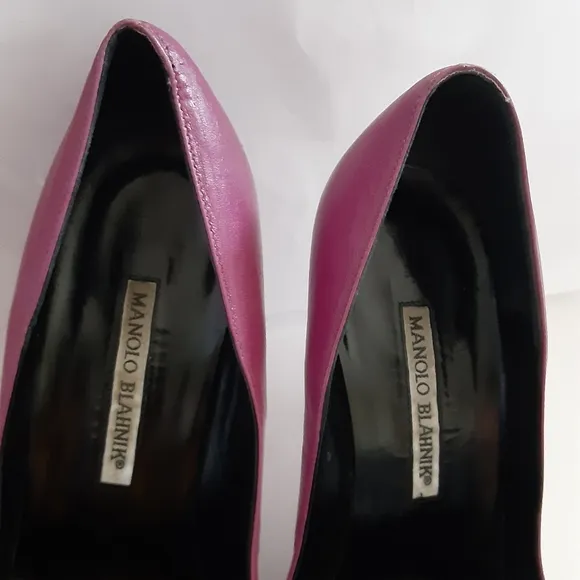 Manolo Blahnik womens heels limited edition sz 40
