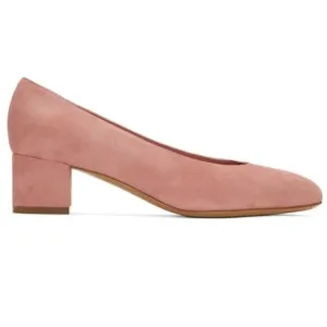 Mansur Gavriel Suede Ballerina Heels Pumps Shoes Light Pink Size 36.5 US 6.5