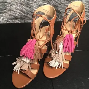 Marc Fisher &quot;Playful2&quot; Stacked Heel Sandals 7M