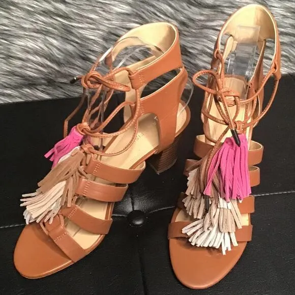 Marc Fisher &quot;Playful2&quot; Stacked Heel Sandals 7M