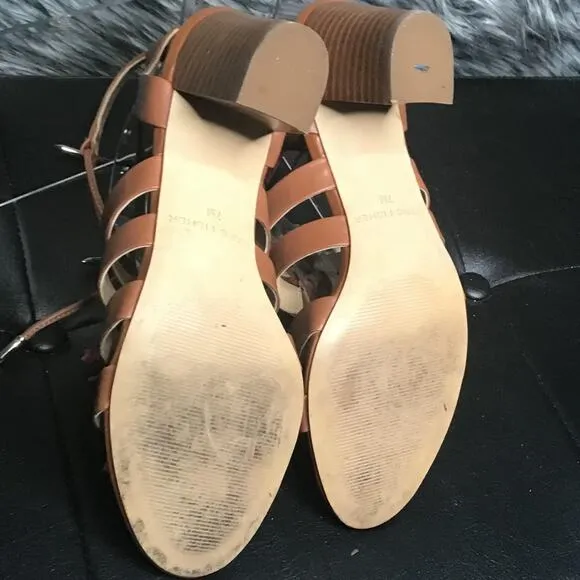 Marc Fisher &quot;Playful2&quot; Stacked Heel Sandals 7M