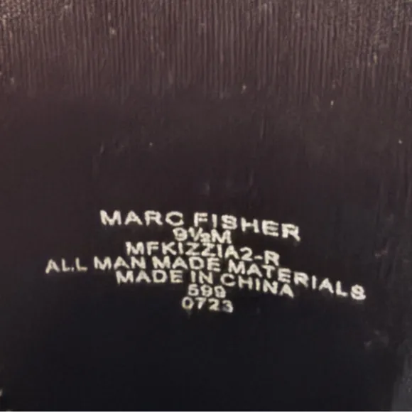 Marc Fisher Black Over the Knee Boots