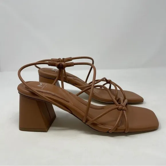 Marc Fisher LTD Calynda Strappy Block Heel Sandals - NWT