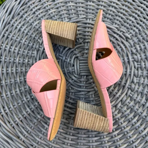 Marc Fisher LTD Saydi Slide Sandal Pink Sz 7.5