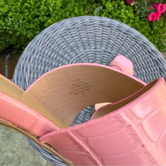 Marc Fisher LTD Saydi Slide Sandal Pink Sz 7.5