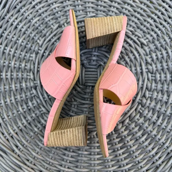 Marc Fisher LTD Saydi Slide Sandal Pink Sz 7.5