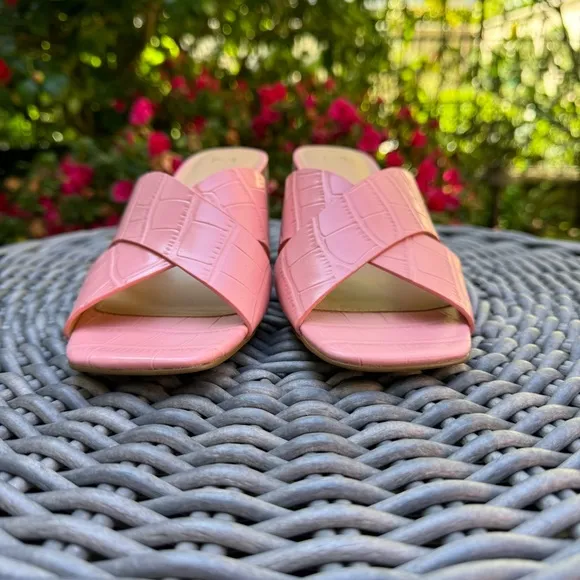 Marc Fisher LTD Saydi Slide Sandal Pink Sz 7.5