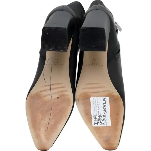 Marc Fisher LTD Women's Black Block Heeled Booties Size 7 M