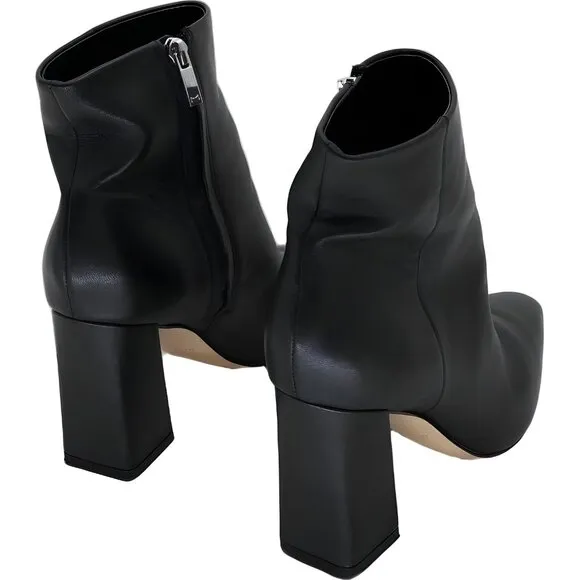 Marc Fisher LTD Women's Black Block Heeled Booties Size 7 M