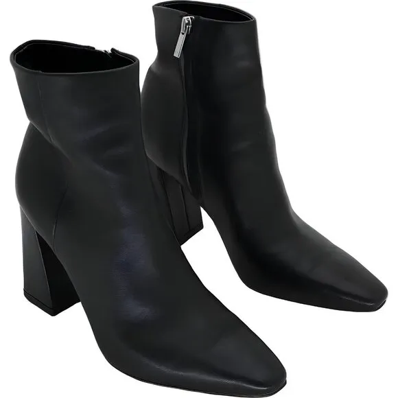 Marc Fisher LTD Women's Black Block Heeled Booties Size 7 M