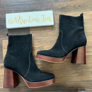 Marc Fisher Marysa Block Heel Boots NWOT