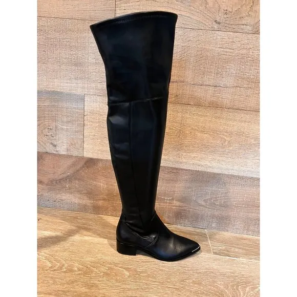 Marc Fisher Noemi black Over-The-Knee Boots SIZE 6.5