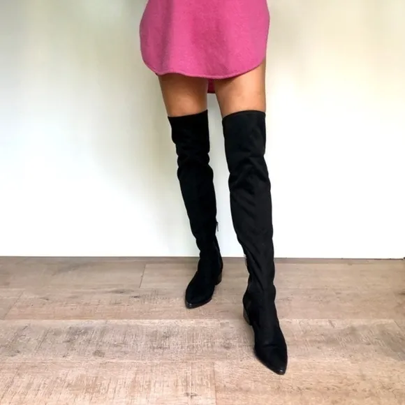 MARC FISHER over the knee faux suede boots