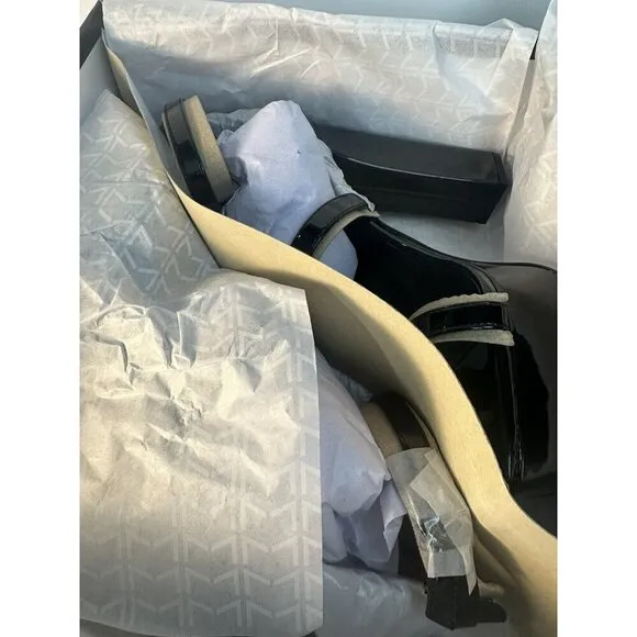 Marc Fisher Platform Sandals Frita Strappy Black Heel Platforms Size 9.5 NEW
