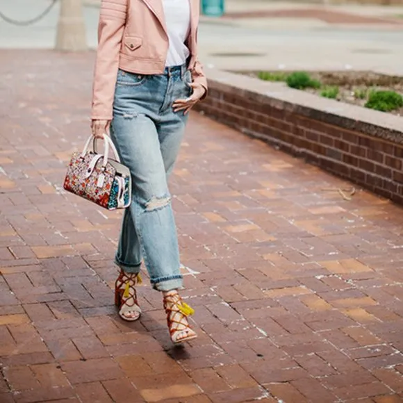 MARC FISHER Suede Tassel Lace Up Sandals