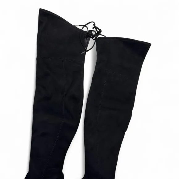 Marc Fisher Women's Black Over the Knee Okun Pointed Toe Boot NEW IN BOX