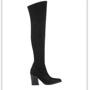 Marc Fisher Womens Meyana Faux Suede Tall Over-The-Knee Boots 6.5