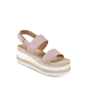 MARC FISHER Womens Pink 2&quot; Platform Double Band Gallia Wedge Shoes 8.5 M