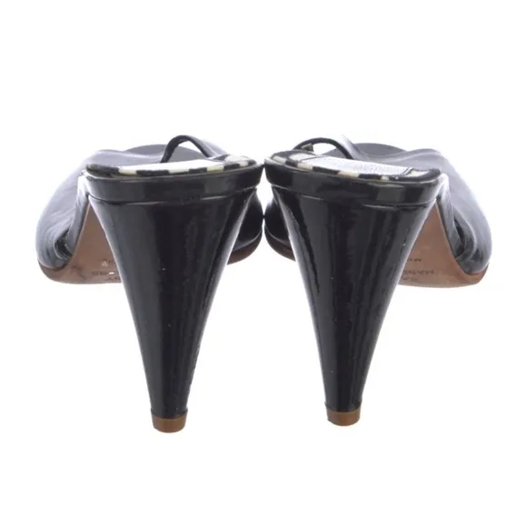 Marc Jacobs Black High Heel Mules