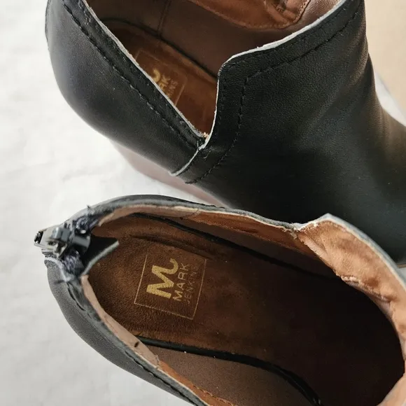 Mark Jenkins Black Wedge  Shoes